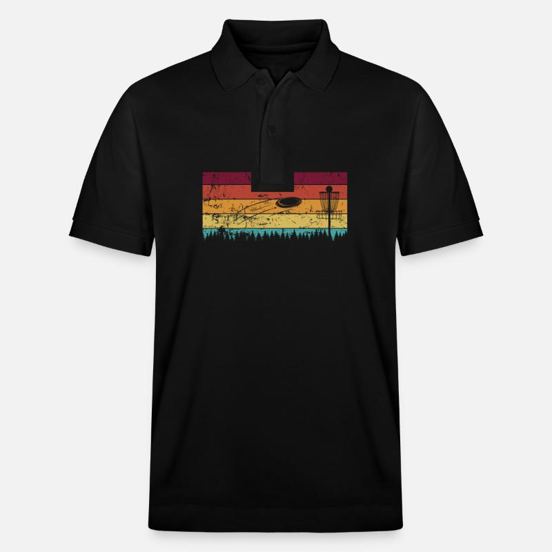 Discgolf Hobby Sport - Stanley/Stella Unisex Bio-Poloshirt PREPSTER - Schwarz