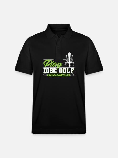 Play Disc Golf - Stanley/Stella Unisex Organic Polo Shirt PREPSTER - black