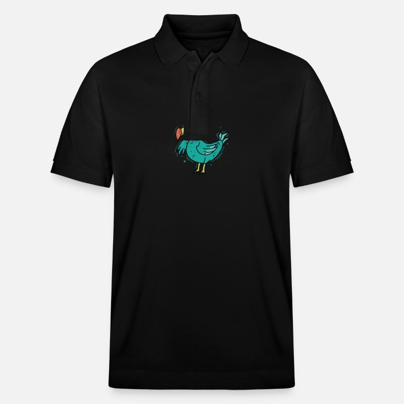 Dodo Oiseaux Ile Maurice - Polo PREPSTER bio Stanley/Stella Unisexe - noir