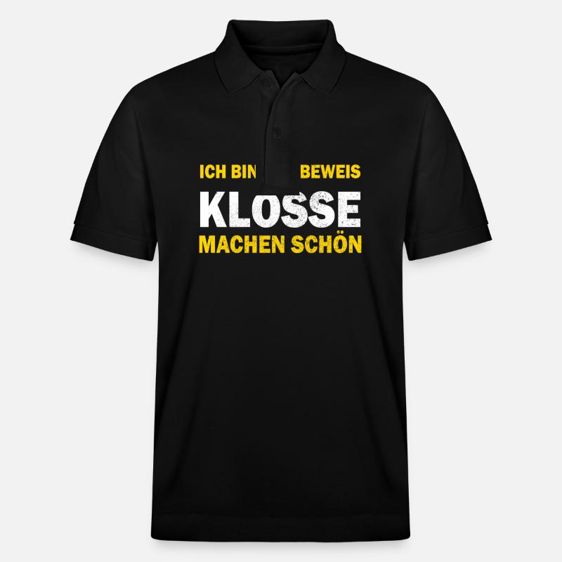 Cuisine allemande, boulettes, Thuringe, dialecte - Polo PREPSTER bio Stanley/Stella Unisexe - noir