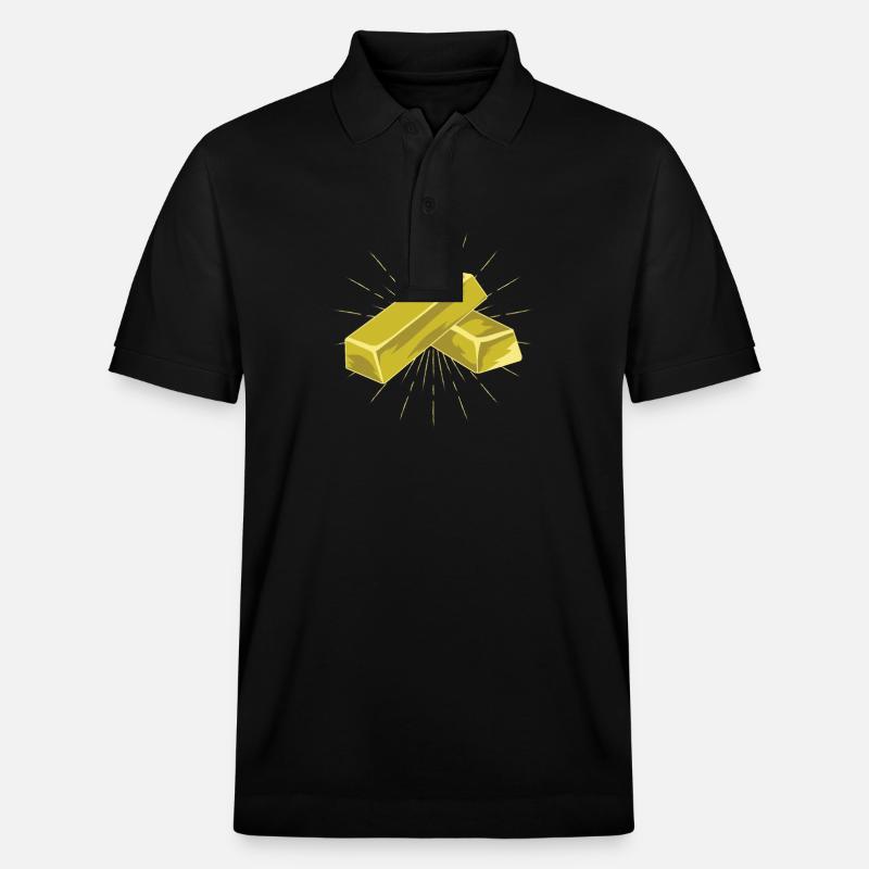Lingots d’Aurum Investment - Polo PREPSTER bio Stanley/Stella Unisexe - noir