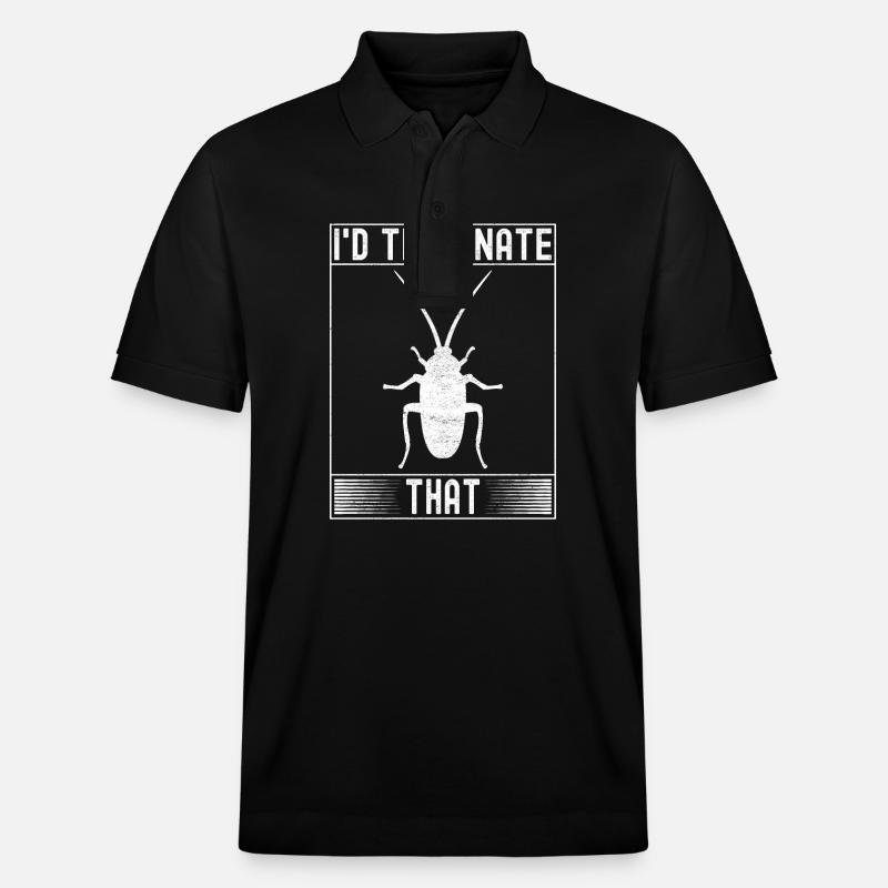 Pest Control Exterminator - Stanley/Stella Unisex Organic Polo Shirt PREPSTER - black