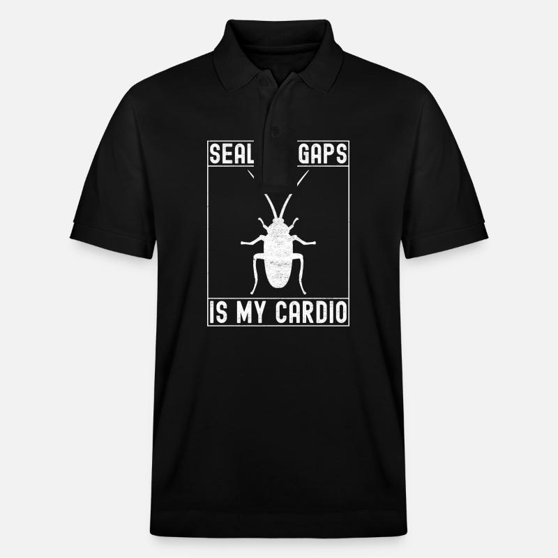 Pest Control Exterminator - Stanley/Stella Unisex Organic Polo Shirt PREPSTER - black