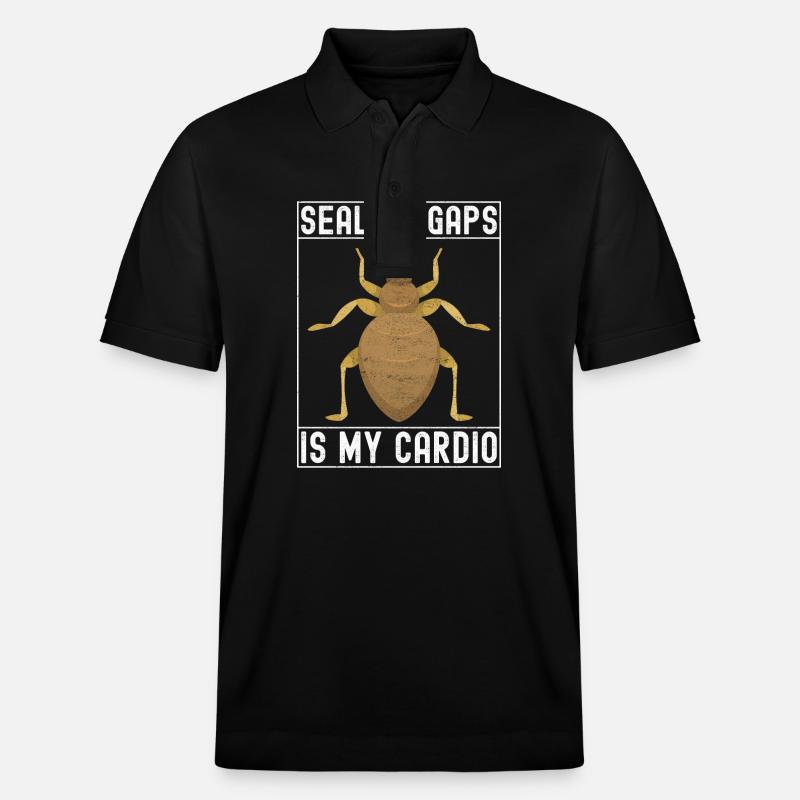 Schädlingsbekämpfung Kammerjäger - Stanley/Stella Unisex Bio-Poloshirt PREPSTER - Schwarz