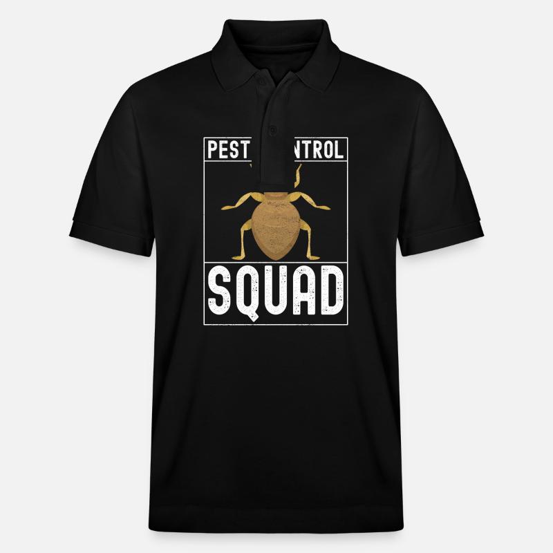 Schädlingsbekämpfung Kammerjäger - Stanley/Stella Unisex Bio-Poloshirt PREPSTER - Schwarz