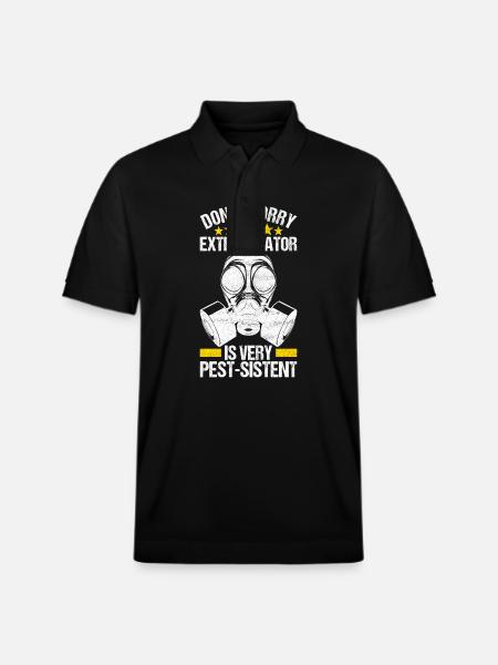 Schädlingsbekämpfung Kammerjäger - Stanley/Stella Unisex Bio-Poloshirt PREPSTER - Schwarz
