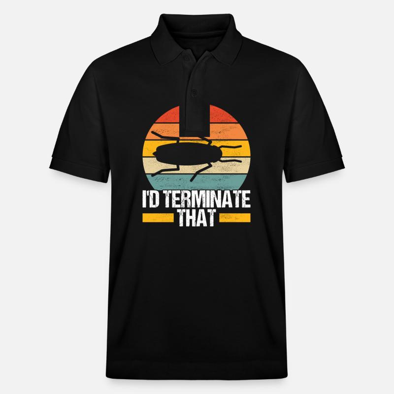 Schädlingsbekämpfung Kammerjäger - Stanley/Stella Unisex Bio-Poloshirt PREPSTER - Schwarz