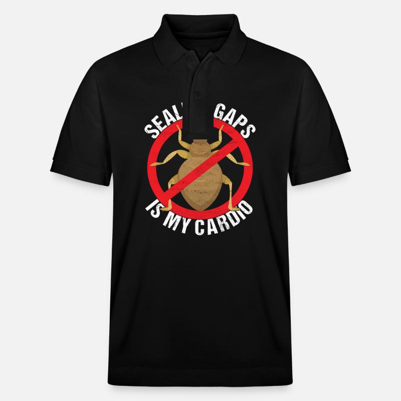 Schädlingsbekämpfung Kammerjäger - Stanley/Stella Unisex Bio-Poloshirt PREPSTER - Schwarz