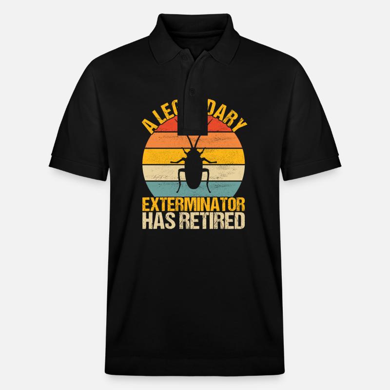 Schädlingsbekämpfung Kammerjäger - Stanley/Stella Unisex Bio-Poloshirt PREPSTER - Schwarz