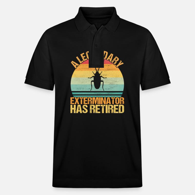 Schädlingsbekämpfung Kammerjäger - Stanley/Stella Unisex Bio-Poloshirt PREPSTER - Schwarz