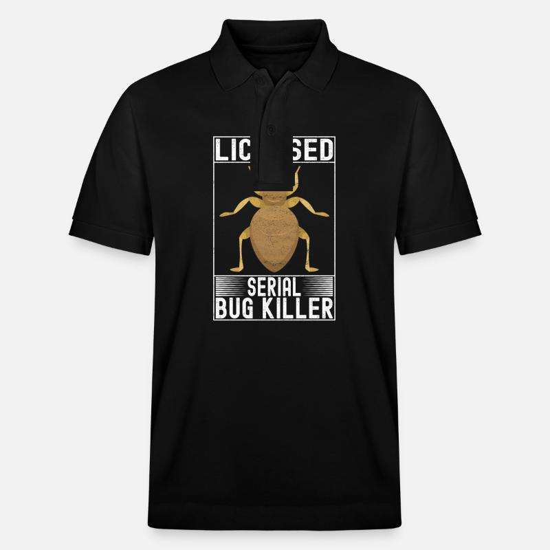 Schädlingsbekämpfung Kammerjäger - Stanley/Stella Unisex Bio-Poloshirt PREPSTER - Schwarz