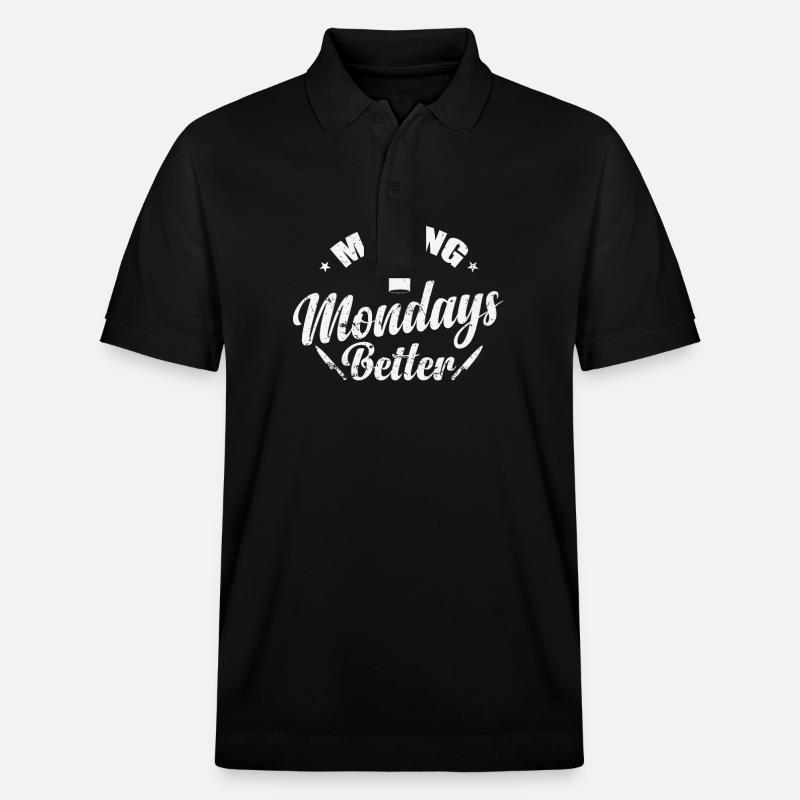 Making Mondays Better - Stanley/Stella Unisex Bio-Poloshirt PREPSTER - Schwarz