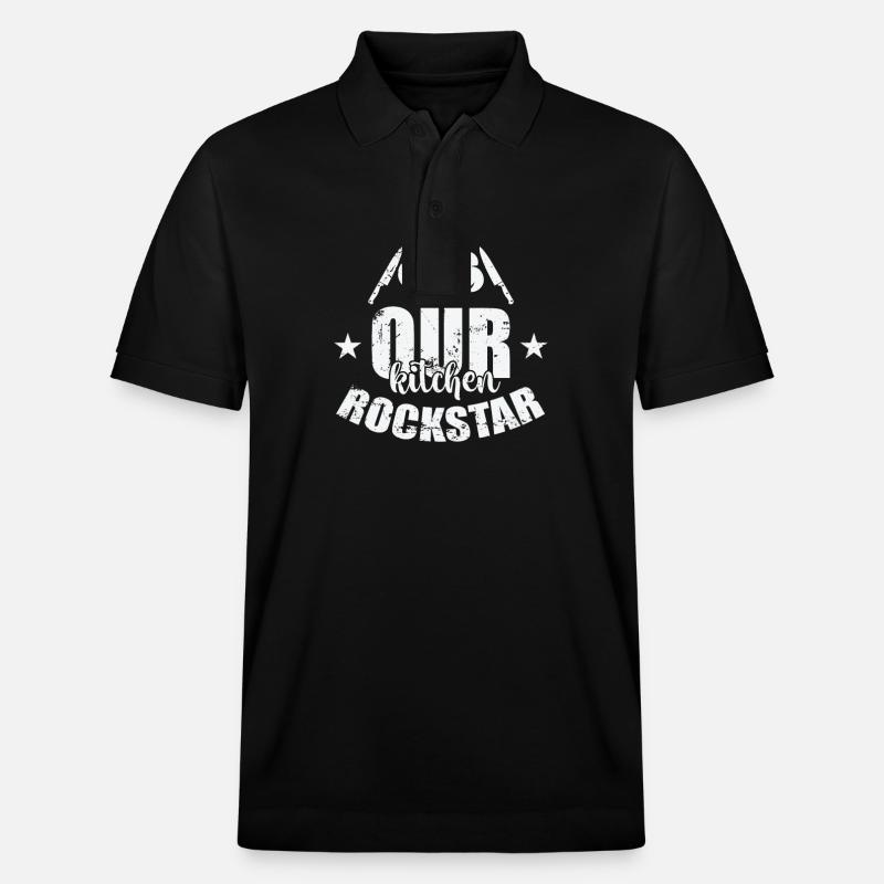 Our Kitchen Star - Stanley/Stella Unisex Bio-Poloshirt PREPSTER - Schwarz