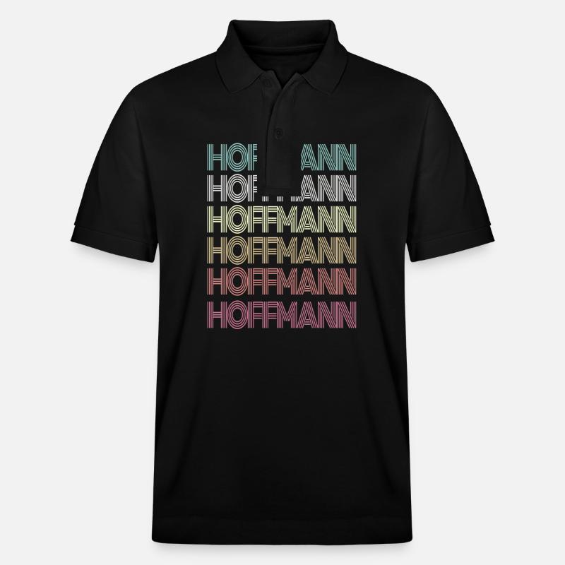Cadeau de famille Hoffmann Retro - Polo PREPSTER bio Stanley/Stella Unisexe - noir