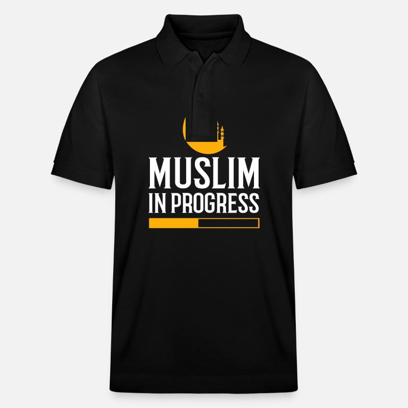 Muslim - Stanley/Stella Unisex Bio-Poloshirt PREPSTER - Schwarz