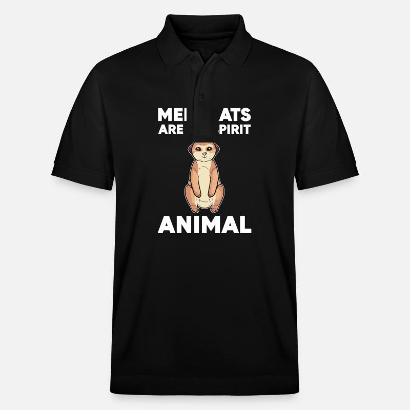 Suricate - Polo PREPSTER bio Stanley/Stella Unisexe - noir