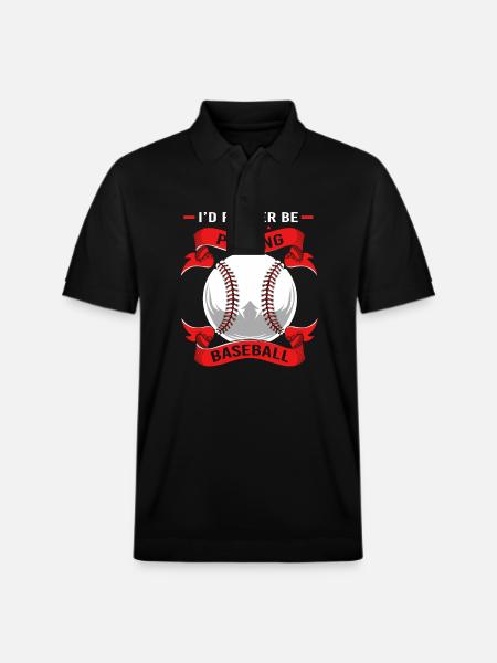 Baseball - Stanley/Stella Unisex Organic Polo Shirt PREPSTER - black