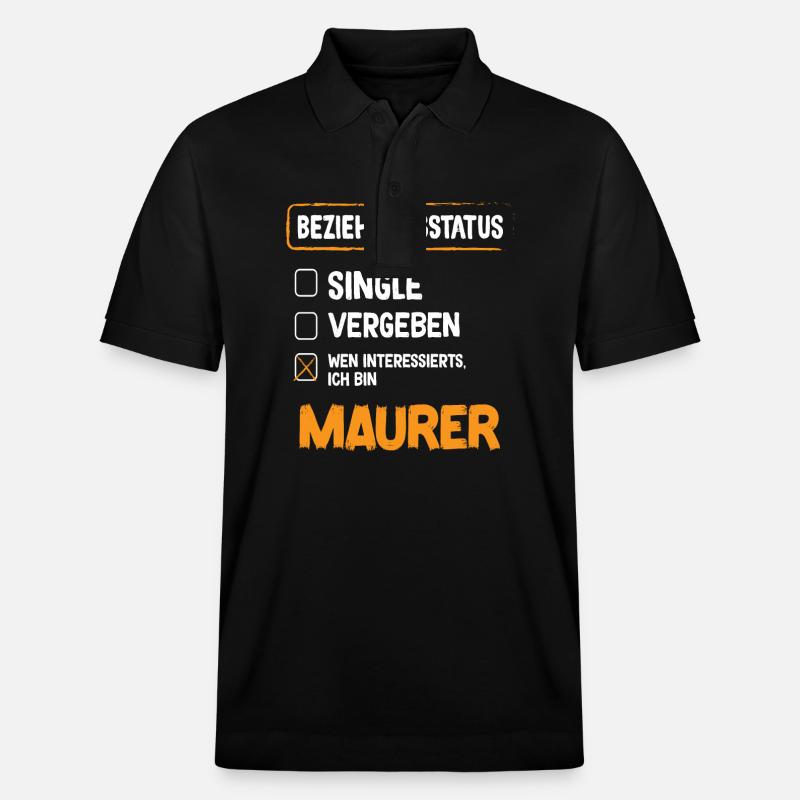 Statut relationnel de Maurer - Polo PREPSTER bio Stanley/Stella Unisexe - noir