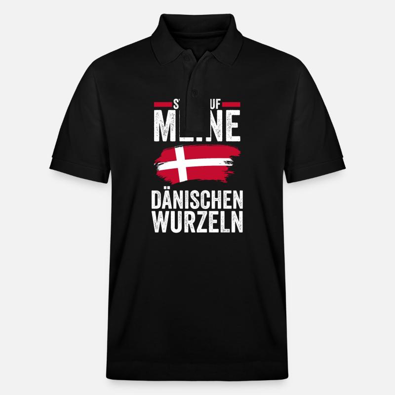 Danois Danemark - Polo PREPSTER bio Stanley/Stella Unisexe - noir
