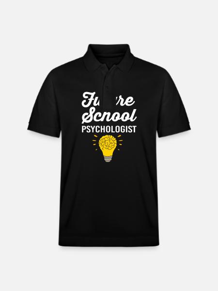 School psychologist - Stanley/Stella Unisex Organic Polo Shirt PREPSTER - black
