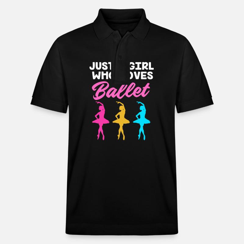 Danseuse de ballet - Polo PREPSTER bio Stanley/Stella Unisexe - noir