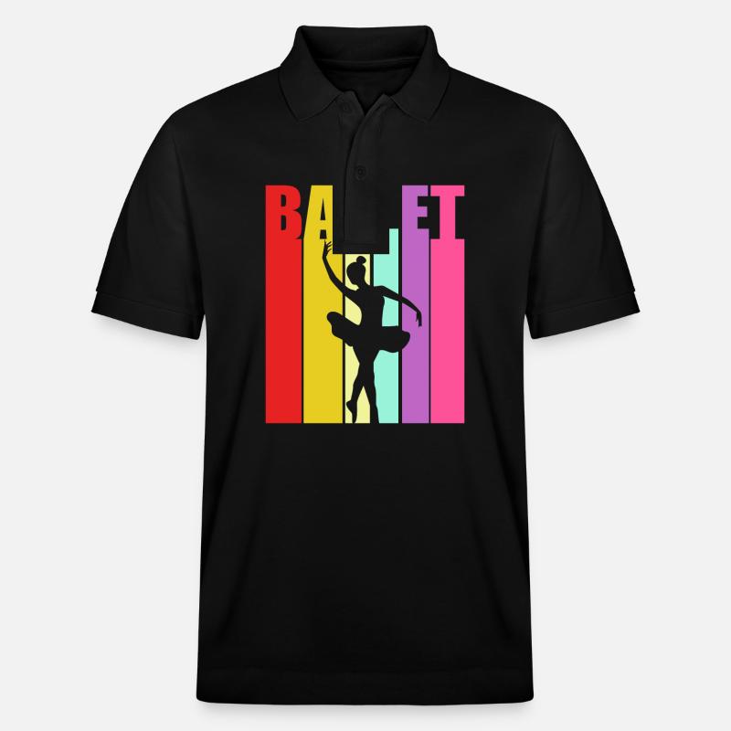 Danseuse de ballet - Polo PREPSTER bio Stanley/Stella Unisexe - noir