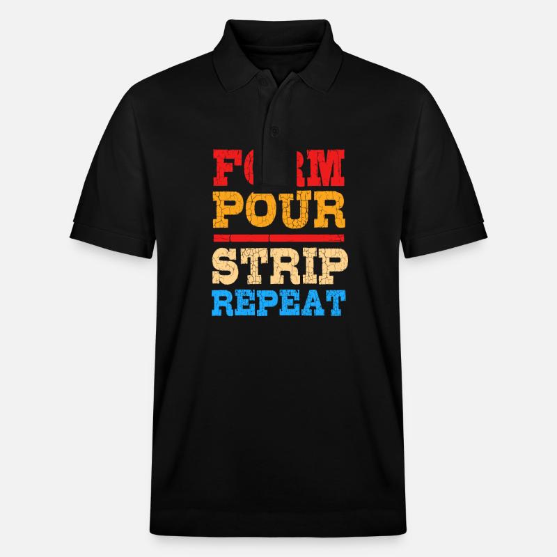 Chantier de construction - Polo PREPSTER bio Stanley/Stella Unisexe - noir