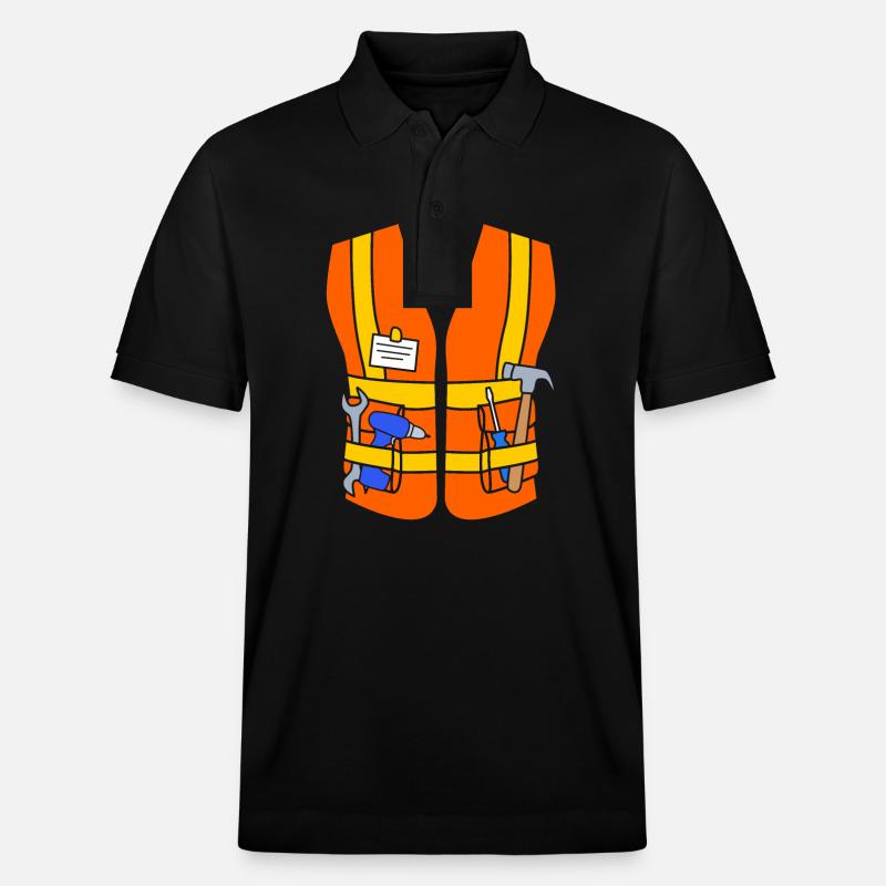 Chantier de construction - Polo PREPSTER bio Stanley/Stella Unisexe - noir