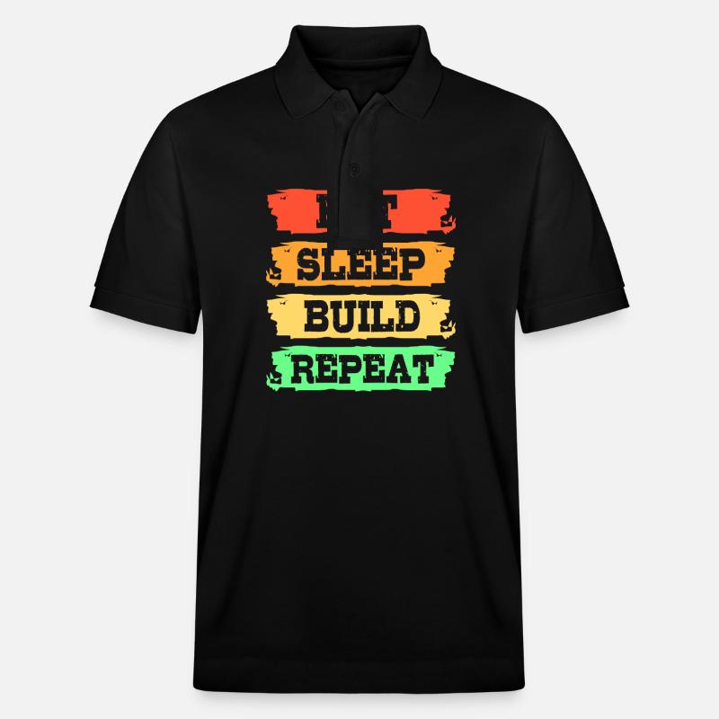 Chantier de construction - Polo PREPSTER bio Stanley/Stella Unisexe - noir