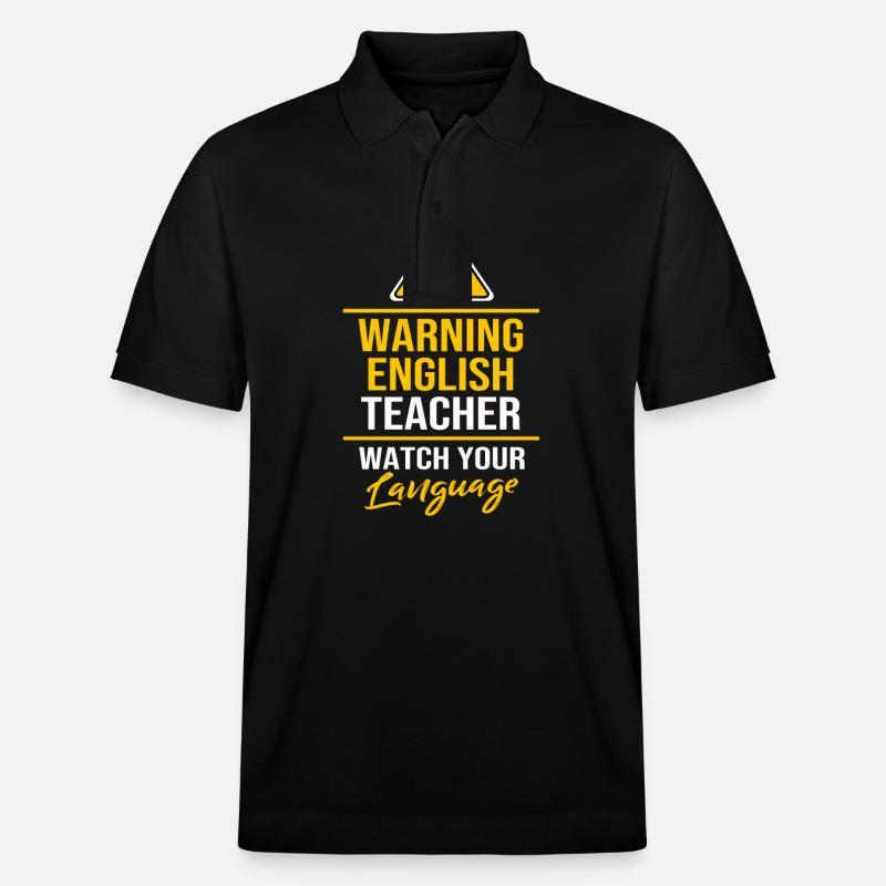 Professeur d’anglais Professeur d’anglais - Polo PREPSTER bio Stanley/Stella Unisexe - noir