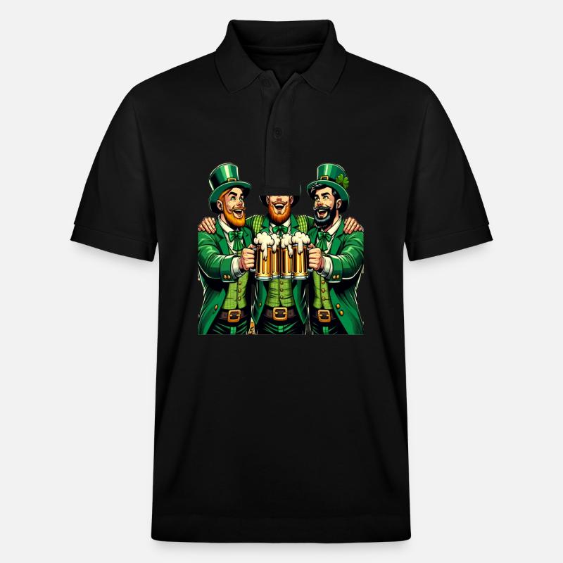 Prost mit Freunden - Stanley/Stella Unisex Bio-Poloshirt PREPSTER - Schwarz