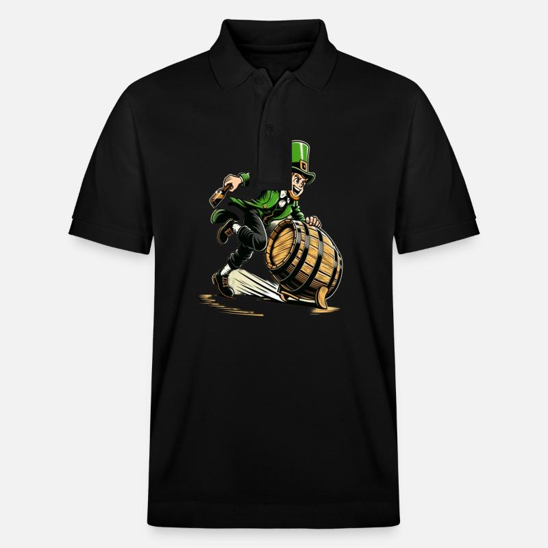 Swift Leprechaun (Irish Leprechaun) Coureur - Polo PREPSTER bio Stanley/Stella Unisexe - noir