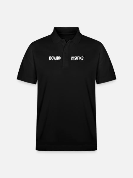 Bowling - Bowling powerStrike out - Stanley/Stella Unisex Organic Polo Shirt PREPSTER - black