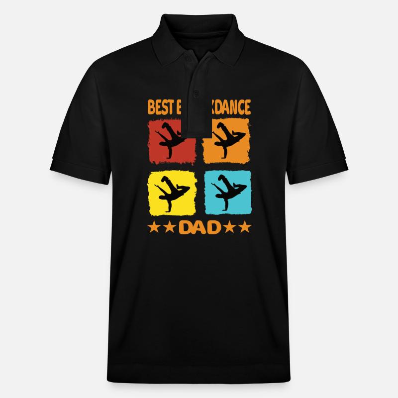 Best Breakdance Dad - Stanley/Stella Unisex Bio-Poloshirt PREPSTER - Schwarz