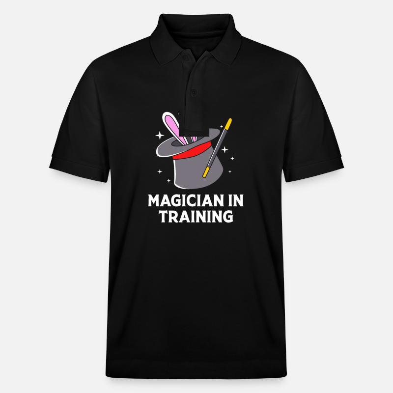 magicien magicien - Polo PREPSTER bio Stanley/Stella Unisexe - noir