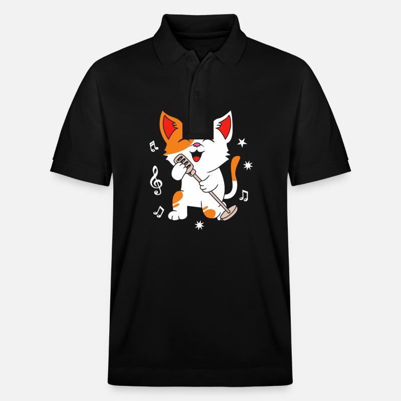 Karaoke - Stanley/Stella Unisex Bio-Poloshirt PREPSTER - Schwarz