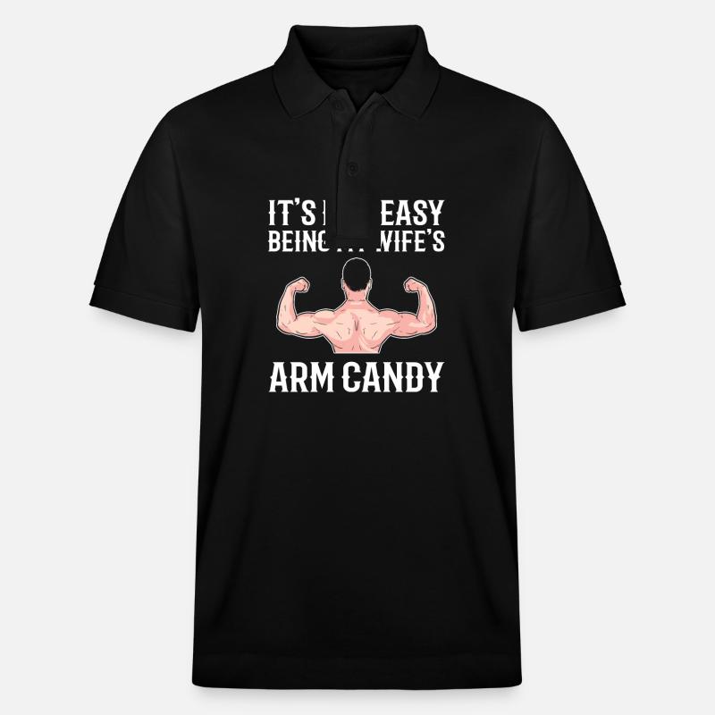 Bras Candy Mari - Polo PREPSTER bio Stanley/Stella Unisexe - noir