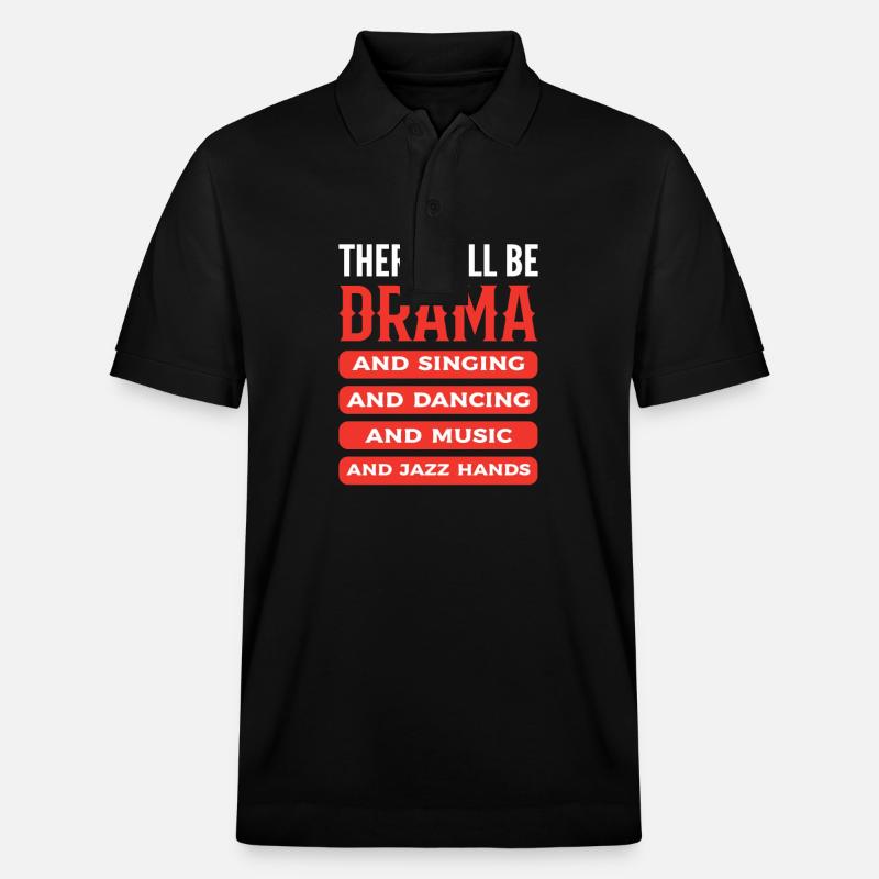 Theater - Stanley/Stella Unisex Bio-Poloshirt PREPSTER - Schwarz