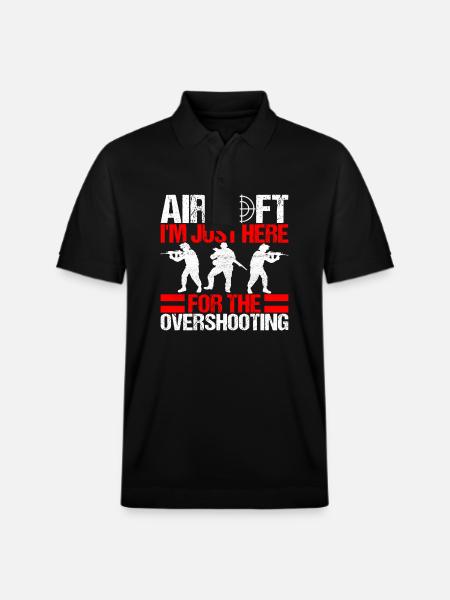 Airsoft Gun Airsoft Hobby - Stanley/Stella Unisex Organic Polo Shirt PREPSTER - black