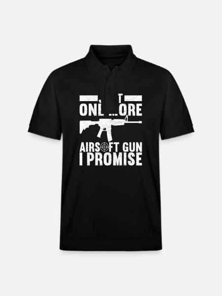 Airsoft Gun Airsoft Hobby - Stanley/Stella Unisex Organic Polo Shirt PREPSTER - black