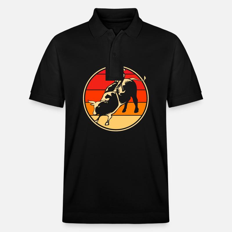 Rodeo - Stanley/Stella Unisex Bio-Poloshirt PREPSTER - Schwarz