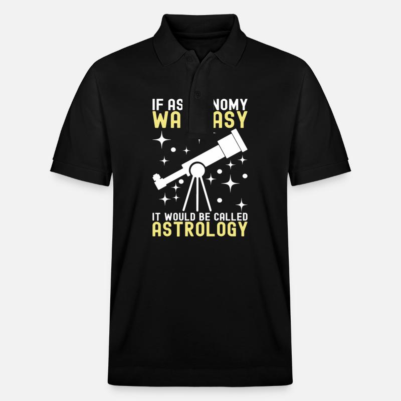 Astronomie Atronome - Polo PREPSTER bio Stanley/Stella Unisexe - noir
