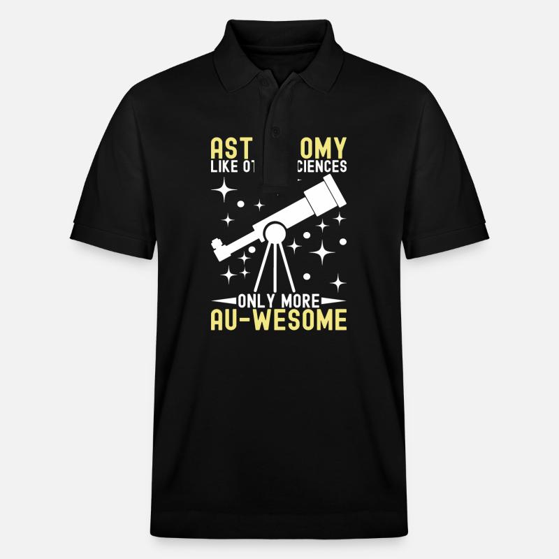 Astronomie Atronome - Polo PREPSTER bio Stanley/Stella Unisexe - noir