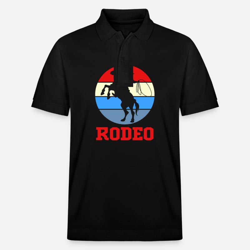 Rodeo - Stanley/Stella Unisex Bio-Poloshirt PREPSTER - Schwarz