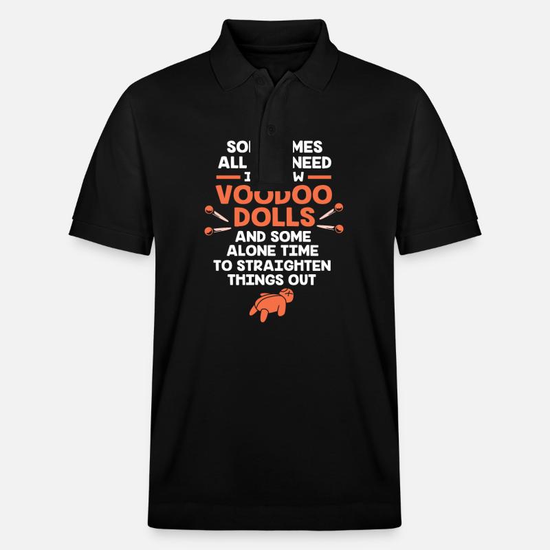 Vaudou - Polo PREPSTER bio Stanley/Stella Unisexe - noir