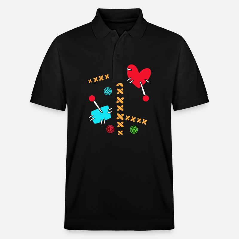Voodoo - Stanley/Stella Unisex Bio-Poloshirt PREPSTER - Schwarz