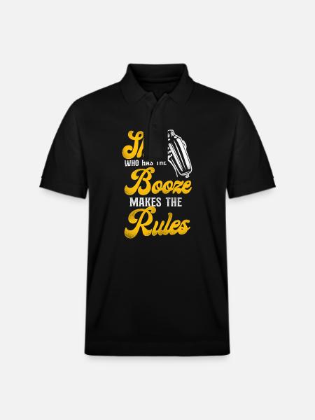 Bartender Mixologist She Who Has - Stanley/Stella Unisex Bio-Poloshirt PREPSTER - Schwarz