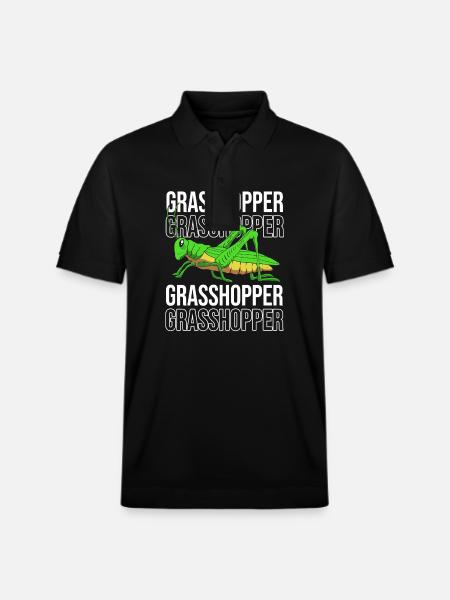 Grasshopper grasshopper - Stanley/Stella Unisex Organic Polo Shirt PREPSTER - black
