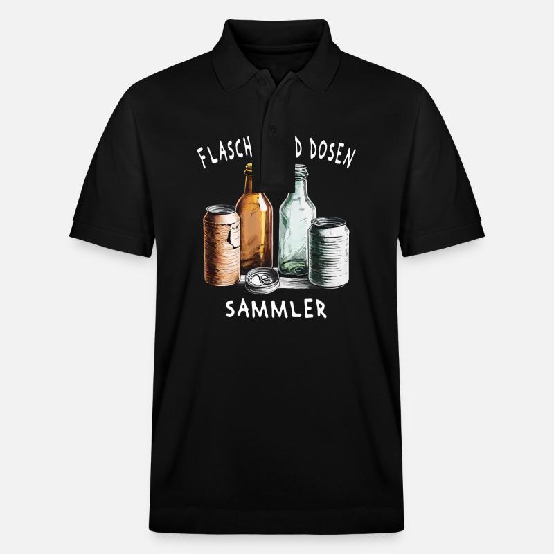 COLLECTEURS DE BOUTEILLES ET CANETTES - Polo PREPSTER bio Stanley/Stella Unisexe - noir