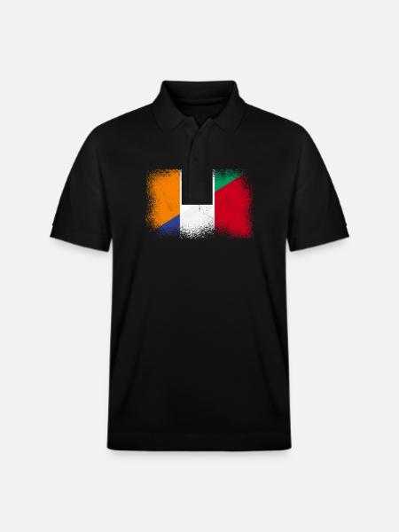 Côte d'Ivoire Farnreich - Stanley/Stella Unisex Organic Polo Shirt PREPSTER - black